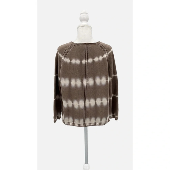 525 America Cotton Tie Dye Crop Sweater - Size Small - Picture 3 of 6